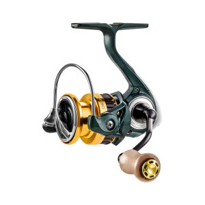 Deukio | DEUKIO Mini Spinning Fishing Reel 5.2:1 Gear Ratio 8.8LB Max Drag CNC Metal Spool Cork Grip for Freshwater 800 1000 Series