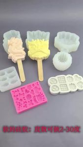 1 Khuôn Hoa Làm Bằng Silicon Mềm Dùng Cho Nghệ Thuật Nhựa Thạch Cao Tự Làm Fondant Sôcôla Xà Phòng & Trang Trí Bánh Dụng Cụ Làm Bánh