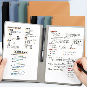 Portable Leather Whiteboard Notebook: A5 Handwriting Board & Erasable Desktop Memo Pad