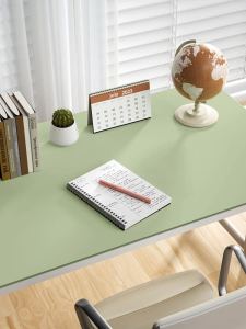 Student Desk Mat Eye Protection Waterproof Oil Proof Eco-friendly Learning Tablecloth Desktop Protector PU Material Rectangular Shape