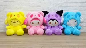 Boneka Sitting Hoodie Melody & Friends PomPompurin Cinnamaroll Ukuran XL