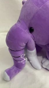 Boneka Gajah Ukuran M | L Yelvo Halus / Boneka Gajah Import / Boneka SNI Murah