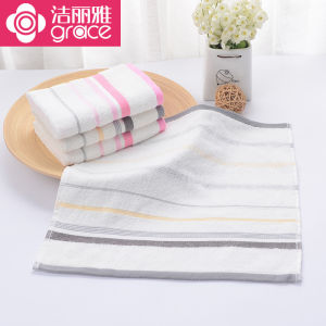 Jieliyaa Pure Cotton Soft Absorbent Square Towel Handkerchief Baby Saliva Towel 34*34cm Versatile Family Use Household Linens
