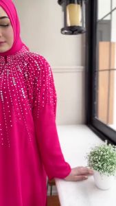 GAMIS AMIRA Premium Baby Doll Free Inner dan Pashmina New Colllection By GRIZELLE STORE