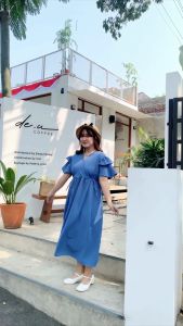 Sari Fashion  Daster Kimono Paket Isi 3 Viral Polos Wanita Panjang Busui
