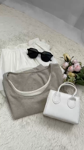 Women Casual Crossbody Bag Vintage Elegant Top Handle Handbag Mini Ins Fashion Small Square Bag