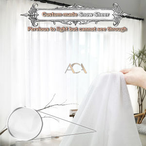 🔥BUY 3 FREE 1 / Free Custom-Made🔥 Privacy Turkey Snow White Sheer ( Free Cangkuk & Ring ) Day Curtain Langsir Putih