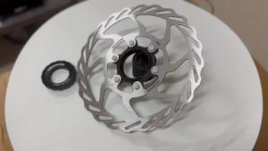 RACEWORK Bike Center Lock Disc Brake Rotor RS6 MTB Road Bicycle 140mm 160mm 180mm Hollow Cooling Brake Disc And Lock Ring