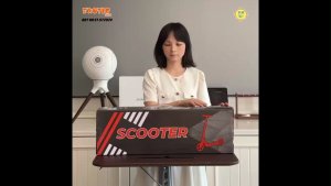 Scooter Exotic ST2024 Skuter Lipat Roda Dua ST2024 Otoped Anak Sekuter Besi Up Mak 80 Kg