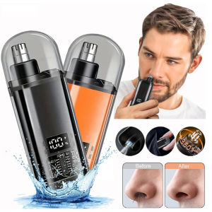Nose Hair Trimmer for Men Portable Mini Nose Hair Remover USB Rechargeable Trimmer for Nose and Ears Electric Nose Hair Cutter