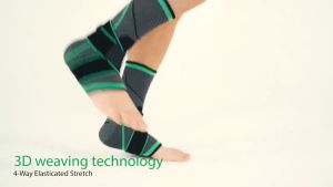Ankle Support Protection Adjustable Foot Guard Supporter 3D Pressurized Brace Strap Ankle Protection