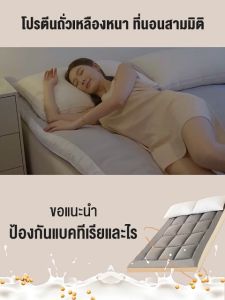 Lollo เส้นใยถั่วเหลือง 3.5/ 5 /6 ฟุต ขนนูมขนกำมะหยี่หนา รุ่นอัพเกรด คอมพิวเตอร์ Topper