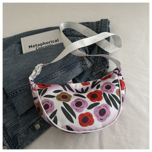 กระเป๋าสะพายไหล่ผู้หญิงแบบอเนกประสงค์ ความจุขนาดใหญ่ ลายทางสีบล็อก กระเป๋าสะพายข้างแบบอเนกประสงค์สำหรับการเดินทางในชีวิตประจำวัน