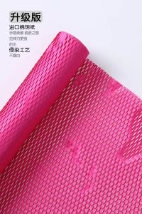 Padded Art Paper Honeycomb Floral Design Fresh Flower Packaging Material Single Honeycomb Grid Flower Shop Bouquet Liner