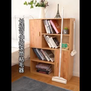 Floor Hair Sticky Roller Sticky Dust Paper Tearable Adhesive Brush Lengthened Household