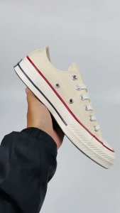 Giày Converse Chuck Taylor 1970s Parchment Low Top - 162062C Sneaker Đế Bằng Đế Bằng Shoes Cao Su