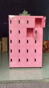 Tủ locker sắt tiện dụng 5 6 8 9 10 12 15 cửa dùng trong khu công nghiệptủ gửi đồ cho siêu thị bệnh viện có khóa