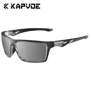 KAPVOE Polarized Hiking Fishing Glasses Beach Essentials Road Bike Cycling Sunglasses MTB Bicycle Outdoor Sports Golf Eyewear