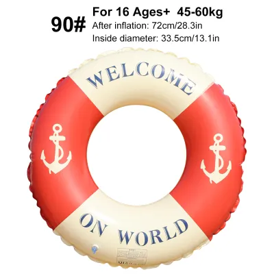 1PC Anchor Pool Floats Summer inflatable Swim Ring Beach and Pool Swim Aid Beach Toys for Pool Party