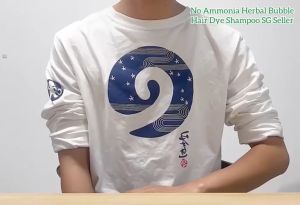 500ml Plant Extract Bubble Hair Dye Shampoo Jiang Xiao Cai Pure Plant Extract Grey Hair Color Bubble Dye SG Ready Stock