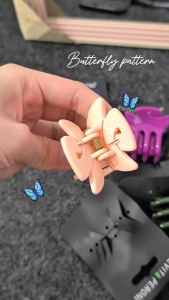 EVITA PERONI | Classic Zuki Medium Hair Claw |  Premium Stylish Hair Clip | Best Quality Hair Accessories