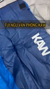 Túi ngủ văn phòng KAW túi ngủ dã ngoại 1.3 KG chất liệu cotton cao cấp chống thấm dễ dàng mang theo Tặng kèm túi đựng