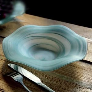 Designer Selected Modern Glass Fruit Salad Bowl