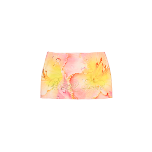 1JINN STUDIO | Floral Print Skinny Skirt Summer