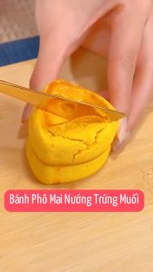 Bánh Phô Mai Nướng Trứng Muối Thơm Ngon Đóng Gói Túi Nhỏ Tiện Lợi Dễ Dàng Mang Theo
