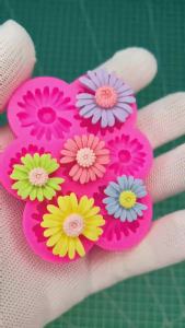 Sunflower Chocolate Fondant Cake Dessert Decoration Silicone Baking Mold DIY Resin Jewelry Accessories Mold