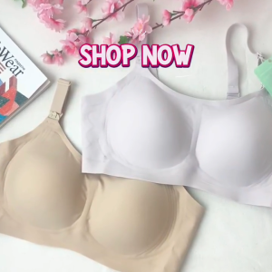 Bmama Nursing Bra Seamless – Wireless Support Lift B–D Cups Everyday Wear | Bra Menyusu