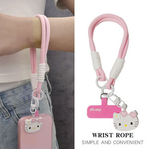 ZHENGEGE | Short Wrist Lanyard Cartoon Cute Braided Phone Strap
