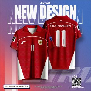 STRIZ - JERSEY CUSTOM TIMNAS INDONESIA HOME 2025 / JERSEY CUSTOM / JERSEY FULL PRINTING / JERSEY RETRO / JERSEY FANTASY / OUTFIT DAILY