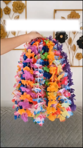 Bộ Vòng Hoa Hawaii Vòng Tay Vòng Cổ Vòng Đội Đầu Nhiều Màu Cho Tiệc Biển Tiệc Công Ty - Necklaces Hawaii ALHA07