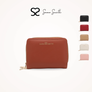 Sara Smith Ladies Full Zipper Short Purse - Multi Color SM 012