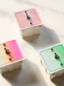 Colorful Gradient Metal Bauhaus Switch Retro Grid Pattern Dial Indicator 86 Type Sensing Switch Electronic Electrical Product