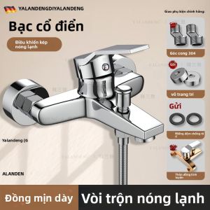 YALANDENG | Bộ Tắm 3 Trong 1 Van Điều Khiển Nước Lạnh và Nóng