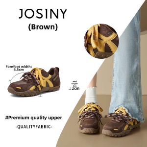 Josiny | Blue Thick Sole Casual Trainer Shoes