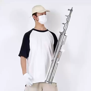 【Fast Shipping】280cm Stainless steel heavy duty light stand Camera tripod Spring stand For pro studio/e-com/ad/film/tv
