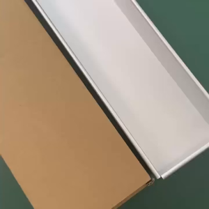 40*10*6cm Long Tiramisu Cake Mold - Aluminum Alloy - With Lid - Suitable for Baking Cheese Dessert