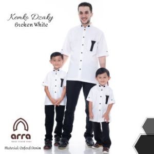 Baju Koko Anak Lengan Pendek Arra Dzaky Baju Koko Muslim Kemko Kids Size S M L XL XXL