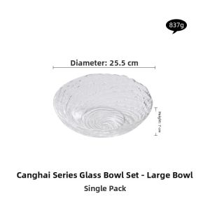 YOGEHOME | High-end Creative Glass Fruit Bowl