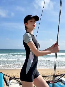 RL-YY03: 2024 New Women's Skinny One-Piece Square Swimsuit