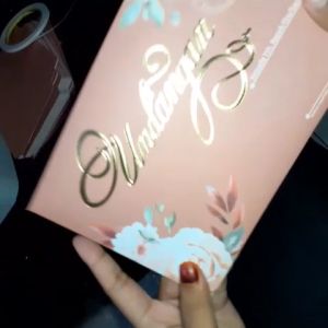 [25pcs - RC16] Undangan Hardcover Amplop Premium Poli Foil Emas Warna Pink Super Tebal & Murah