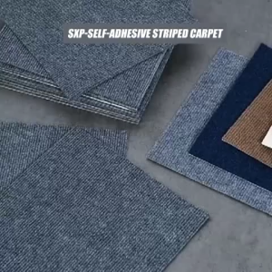 【30Pcs】60x60cm Self-Adhesive Carpet Tile Non-slip Floor Sticker Square For Home Living Room Office Decor