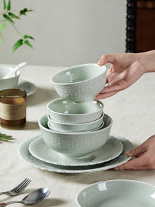 Aesthetic Retro Glazed Ceramic Dinnerware