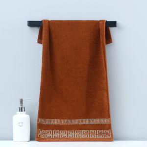 1/4/6pcs Embroidered Cotton Towel Set Bathroom 34x74cm/70x140cm Bath Towel Cover Personalized Sport Gift Big Towels Blue Green