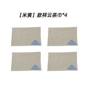 Luxurious Handmade Thick Cotton Linen Tea Towel Super Absorbent Pure Cotton No Shedding Perfect for Tea Set Care And General Use