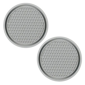 New Bling Rhinestone Cup Holder Drink Pad Interior Decoration Cute Anti-slip Round Durable Mat Coaster Heat Resi Car Accessories