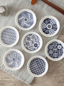 3.8 Inch Ceramic Seasoning Plate Japanese Style Salad Dip Sauce Condiment Tomato Soy Vinegar Plate Home Use Small Plate
